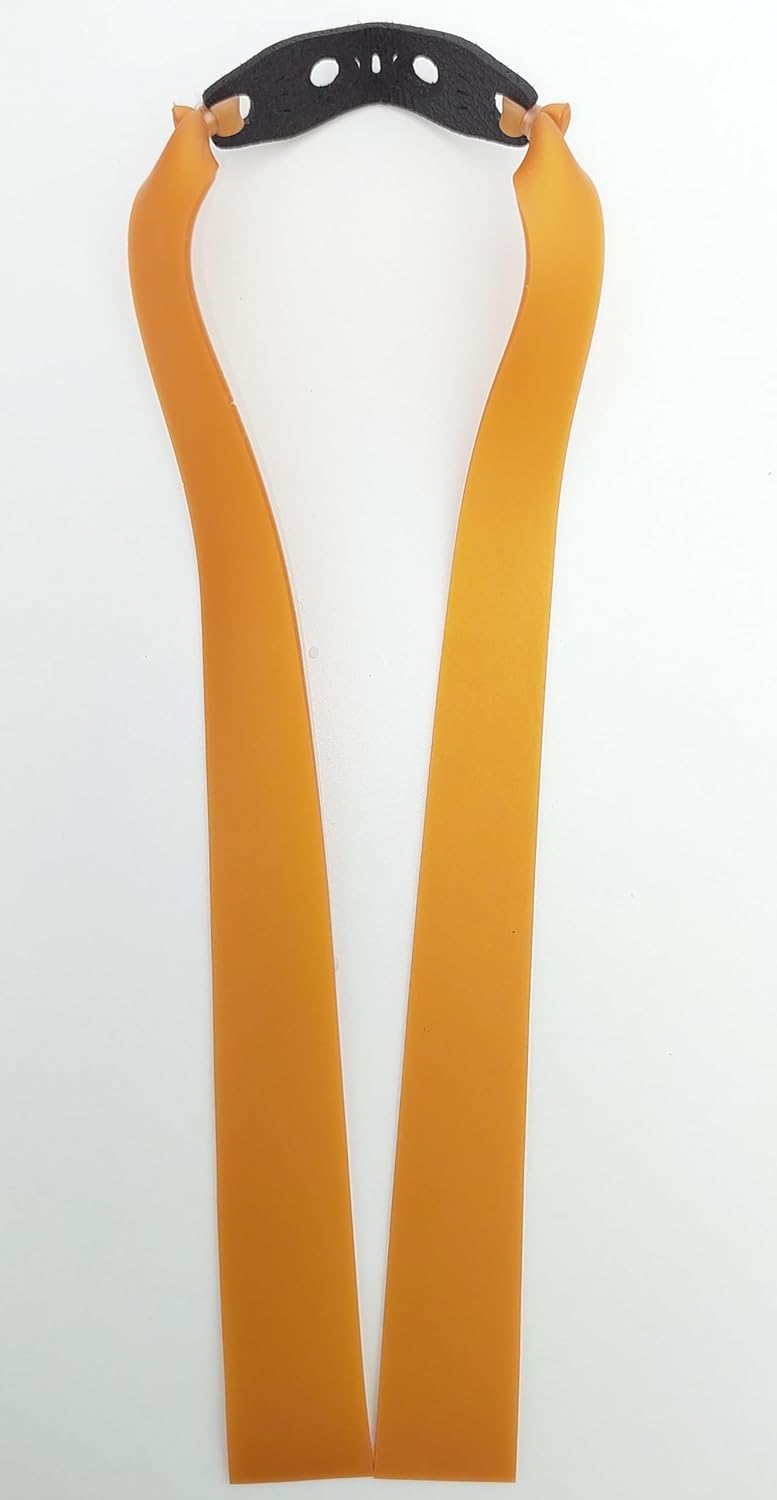 Marksman Precise 4 Pieces of 24Cm Length Powerful Fast Rebound Slingshot Replacement Flat Band Catapult Rubber Band Accessories (2.0Mm, Precise Flat Band) - Image 2