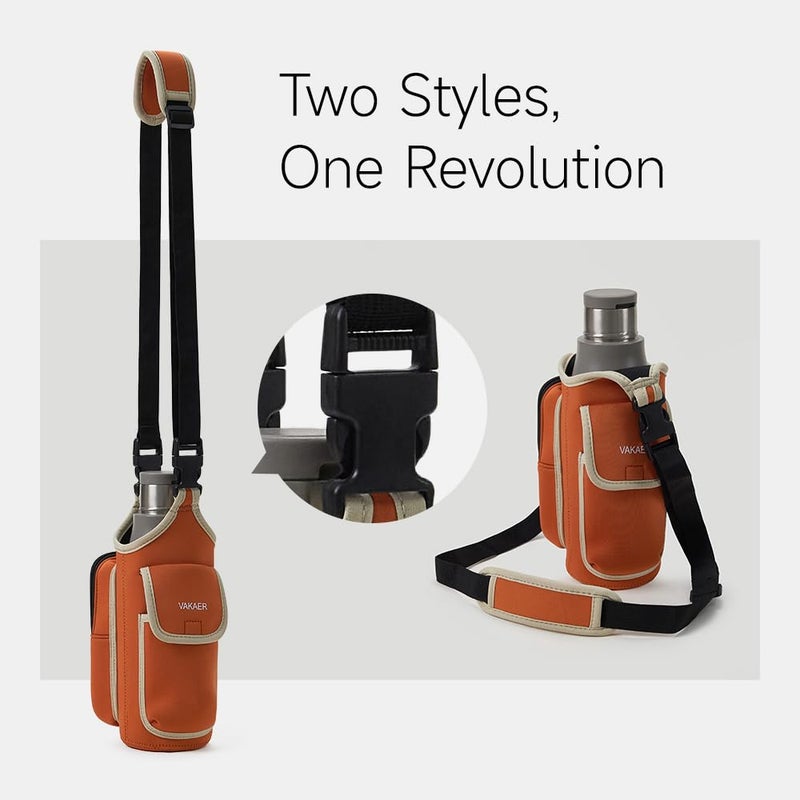 VAKAER Magnetic Gym Bag, Water Bottle Carrier Holder with Phone Pocket & Adjustable Strap,10 Ultra-Strong Magnets Stick to Fitness equipment, Workout Accessories Pouch for Women & Men - Image 4