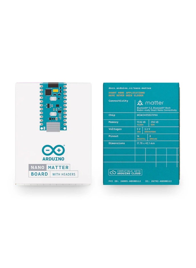 Arduino Arduino Nano Matter With Headers  - Image 1