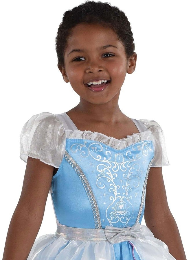 Fun Costumes زي سندريلا للبنات ذو وجهين | فستان نهاري وردي وفستان سهرة أزرق للأطفال، مقاس متوسط - Image 5