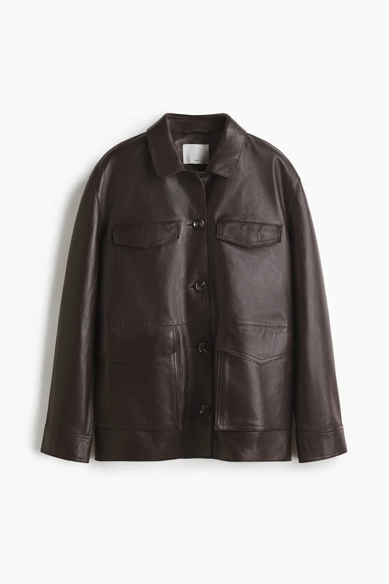 H&M  Real Leather jacket for Women | Best Price UAE