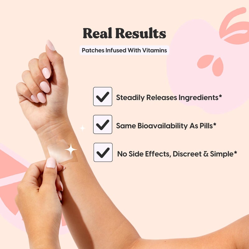 The Patch Brand Daily Support Patches | Natural Wellness Infused with Vitamin C, Zinc Citrate, Vitamin D, Ginko Biloba and Echinacea - Image 2