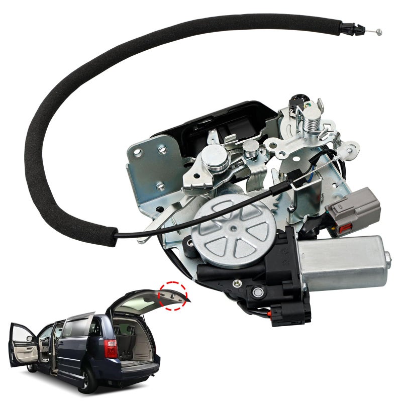 Gledewen Rear Tailgate Trunk Lock Actuator Compatible with 20082020 Dodge Grand Caravan 20082016 Chrysler Town Country20122015 Ram CV 20082010 Jeep Commander ReplacesDLA1394 4589581 - Image 2
