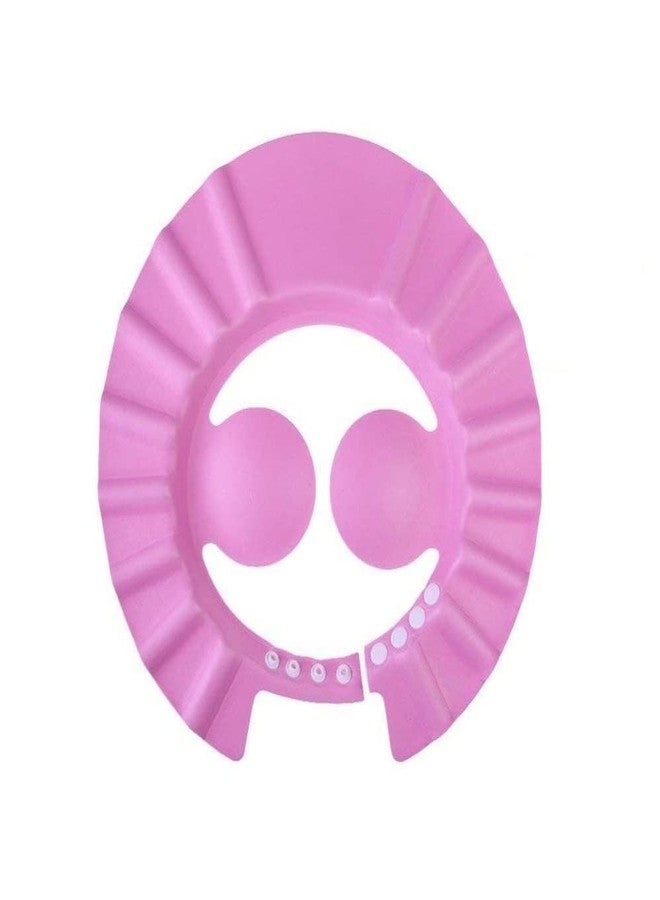 SOLEGLOW Adjustable Baby Bathing Cap - Soft Shampoo Shield Hat for Kids Eye & Ear Protector for Safe Hair Wash Waterproof Shower Cap for Babies & Toddlers - Image 1