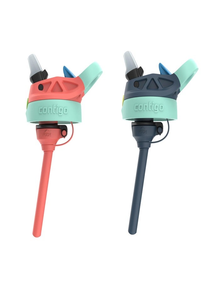Contigo Kids Water Bottle with Redesigned AUTOSPOUT Straw, 14 oz, 2-Pack - Image 5