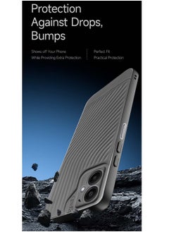 Gear4 Samsung Galaxy A06 4G 2024 Gear4 Soft Liquid Silicone with Wavey Texture Case Cover - Grey  - Image 3