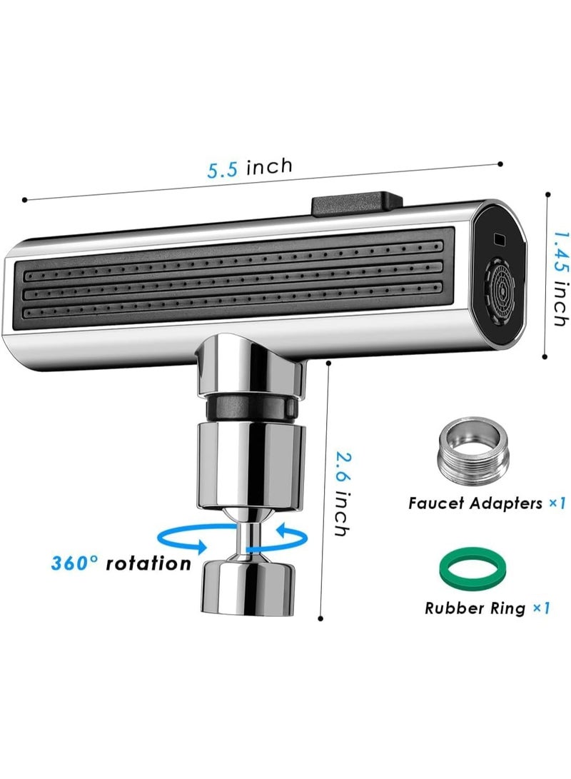 حنفية خلاط جلاكسي 4×1 – دوران 360° وضغط مياه متعدد الأشكال - Image 4