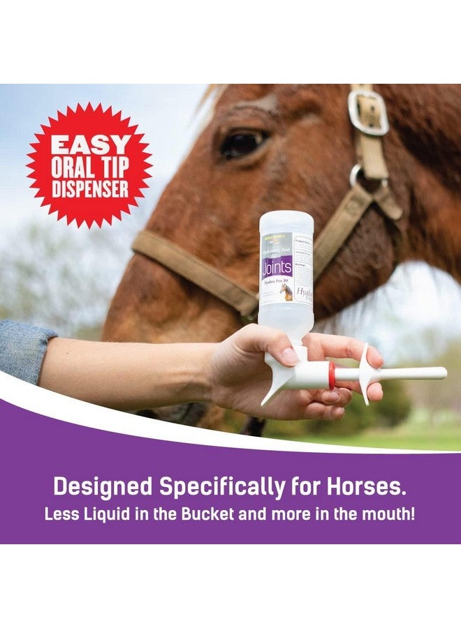 Hyalogic Hyalun Pro 30 - Hyaluronic Acid Joint Support Supplement for Horses - Horse Care Solution with Easy-to-Use Oral Dispenser - Supports Healthy Joints & Cartilage - 30-Day Supply (3oz / 90ml) - Image 4