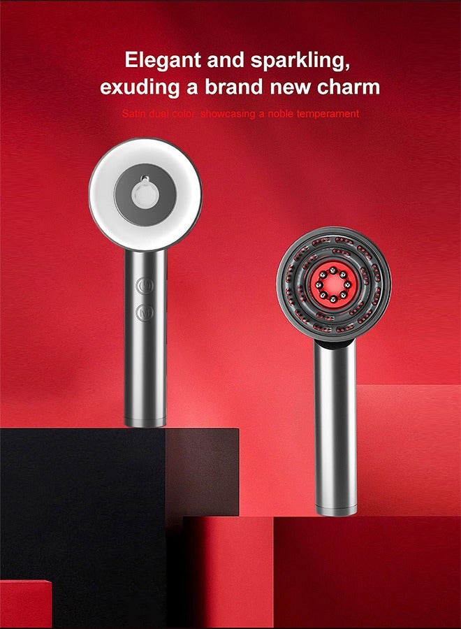 Hair Brush Premium Scalp Massaging Brush with Oil Applicator , Cordless Electric Massager for Scalp & Hair, Shiatsu Massage, Waterproof,Electric Multifunctional Massage Comb, Portable Deep Massager For Hair & Head Relaxation at Home - Image 2