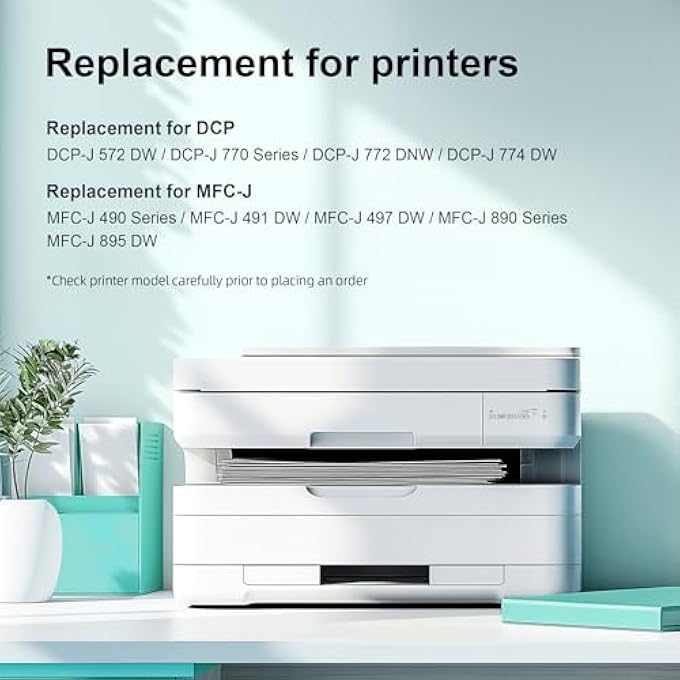 LC3213 LC3211 PRINTER CARTRIDGES COMPATIBLE WITH BROTHER LC3211 LC3213 FOR BROTHER MFC-J497DW MFC-J491DW DCP-J572DW MFC-J890DW MFC-J895DW DCP-J772DW DCP-J774DW (PACK OF 4) - Image 3