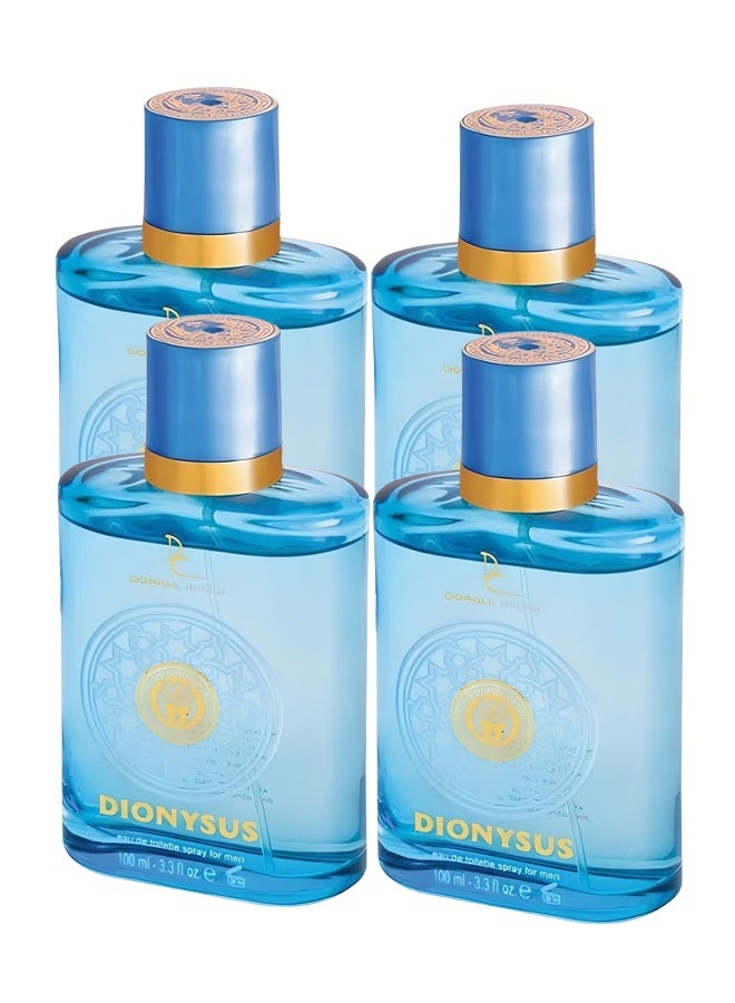 DORALL COLLECTION 4 Pieces Dionysus Perfume For Men 100ml EDT - Image 1
