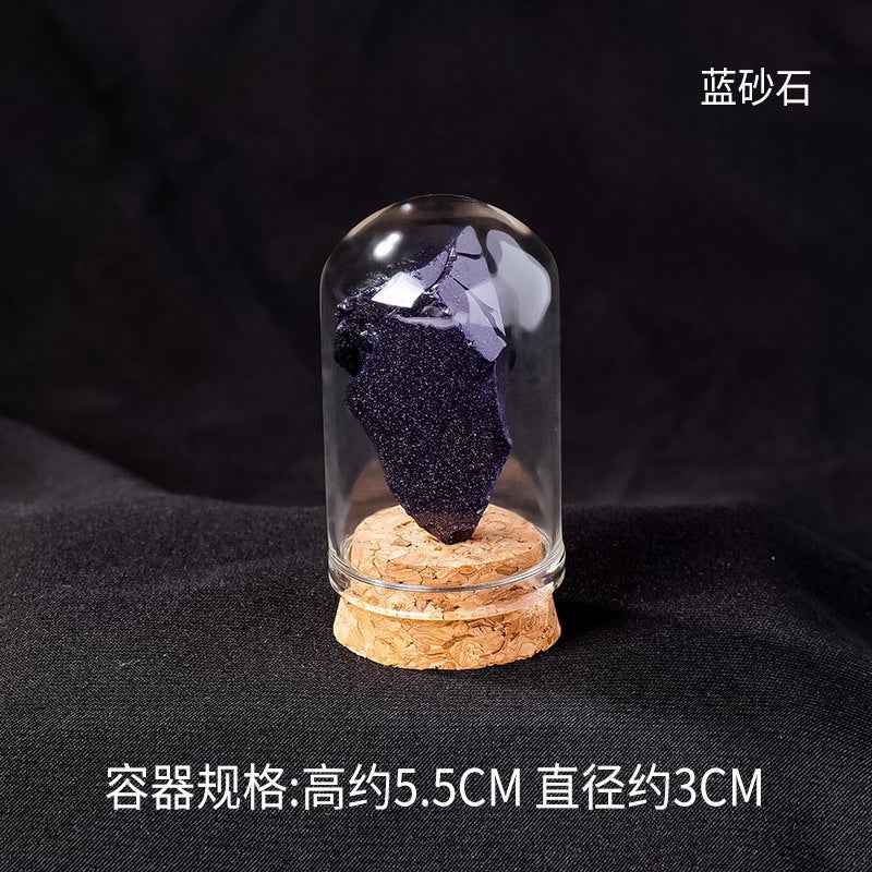 Natural Crystal Original Stone Wishing Bottle Ore Specimen Set Box Agate Jade Color Gem Children'S Popular Science Ornaments - Image 1