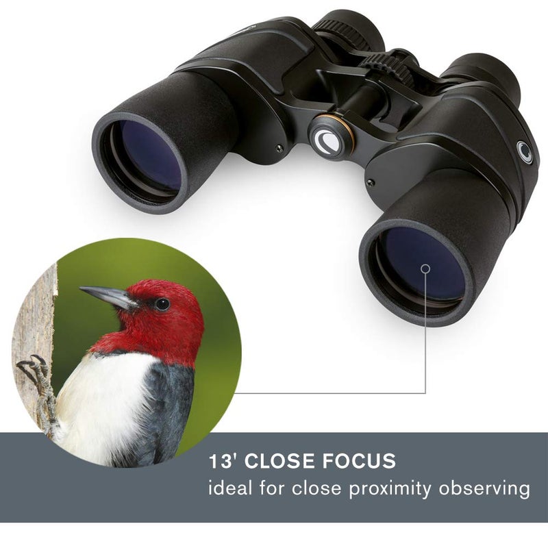 Celestron Celestron – Ultima 10x42 Binoculars – Waterproof & Fogproof – Porro Prism Binoculars for Adults – Fully Multi-Coated Optics and BaK–4 Prisms – Protective Rubber Armoring  - Image 5