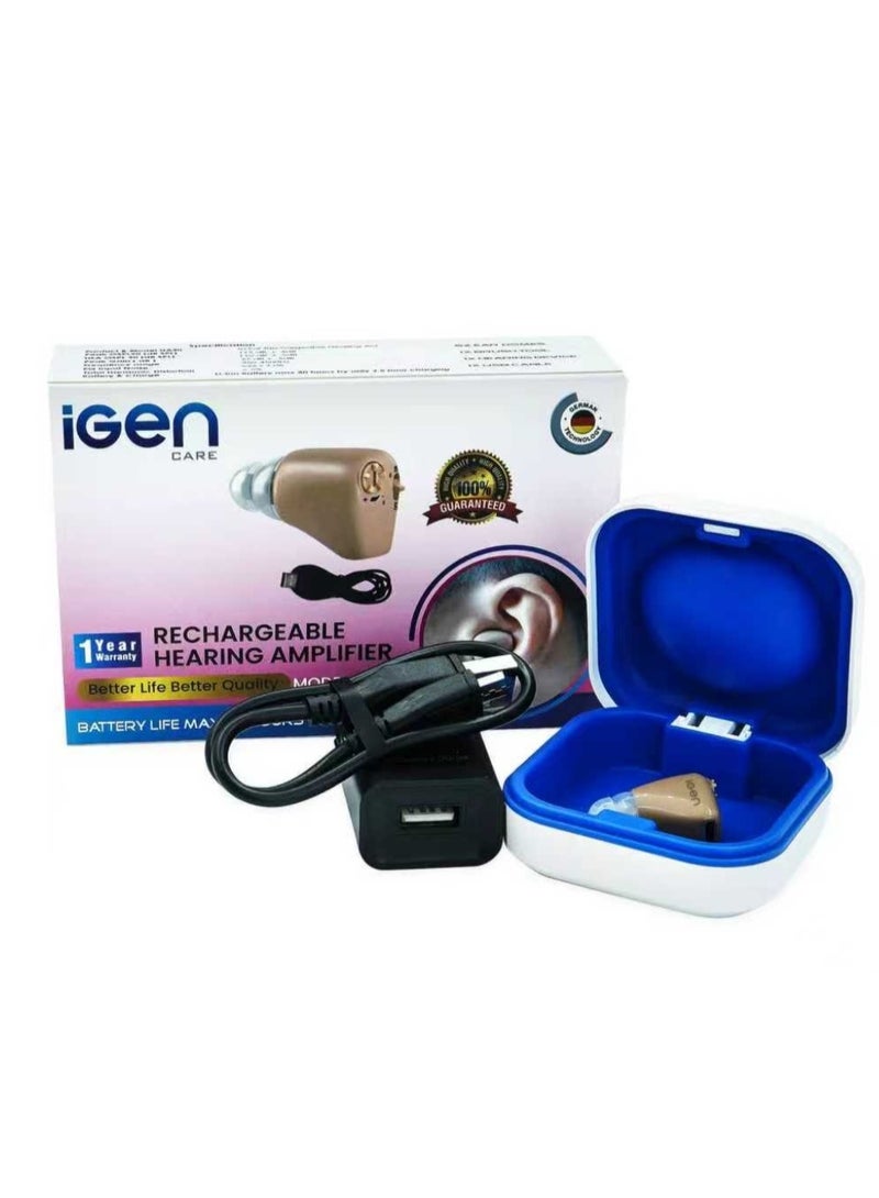 iGen HA 40 Rechargeable Hearing Amplifier – Small Digital Sound Amplifier for Clear Hearing Support - Image 1