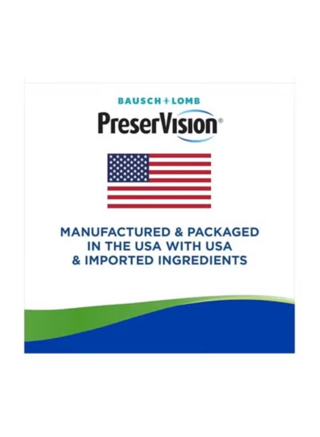 Bausch + Lomb PreserVision – Vitamin and Mineral Formula with Lutein, Zeaxanthin, Vitamin C & E, Zinc and Copper – 80 Softgels – by Bausch & Lomb - Image 3