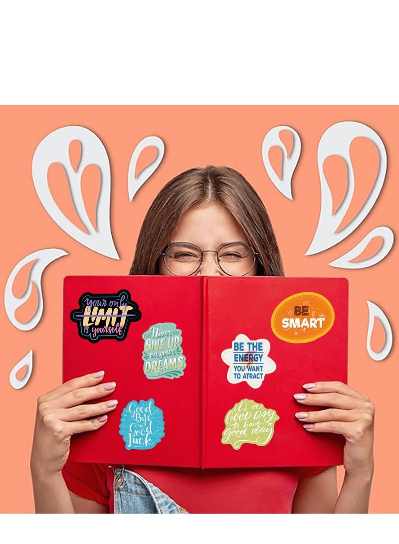 TNGames 50-piece Super Cool and Inspirational English Sticker Set: Waterproof, Reusable, for Multi-scene Decoration - The Perfect Gift for Kids and Teens - Image 2