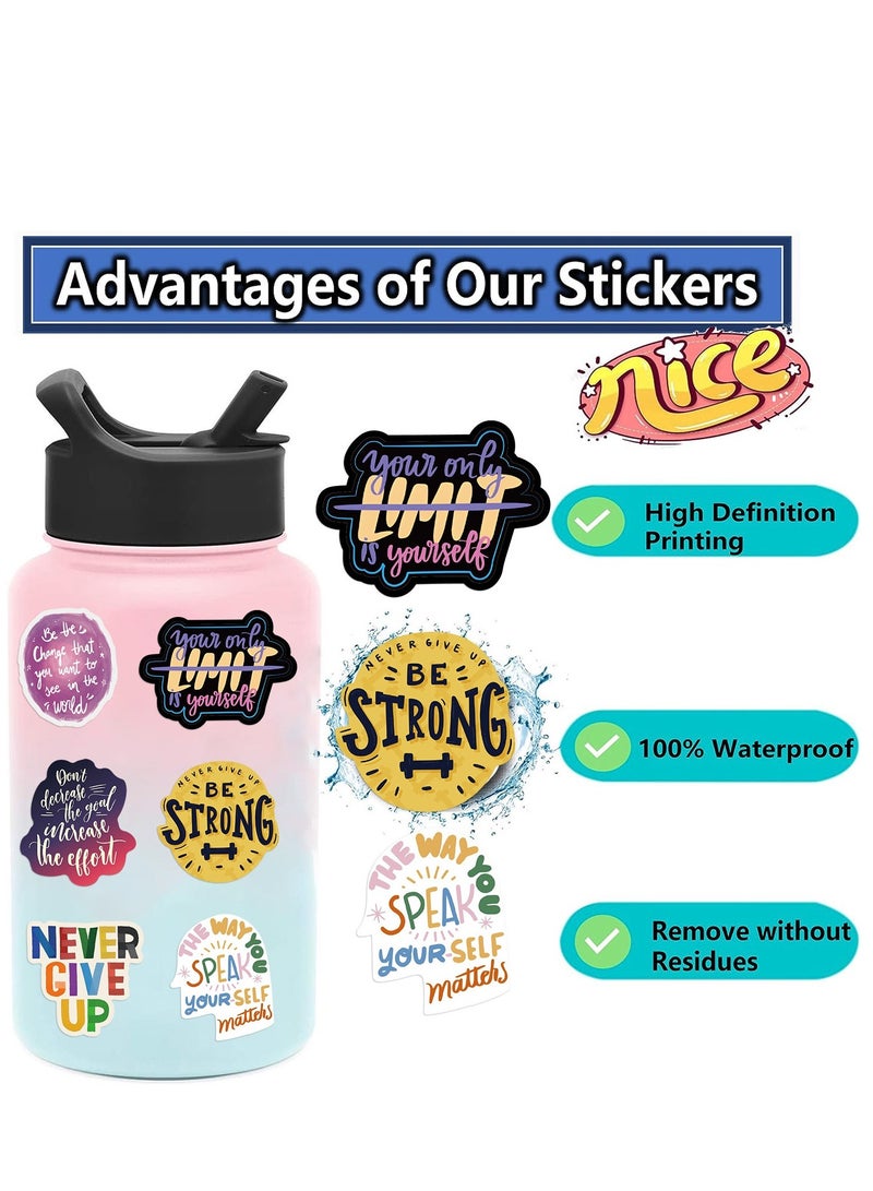 TNGames 50-piece Super Cool and Inspirational English Sticker Set: Waterproof, Reusable, for Multi-scene Decoration - The Perfect Gift for Kids and Teens - Image 5