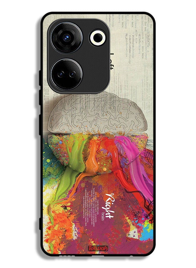 Tolwak Tecno Camon 20 Protective Case Cover Abstract Brain Science Artwork - Image 1