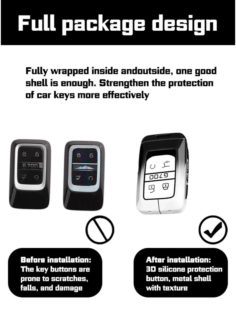 Jetour car key protector, suitable for the new Jetour G700 key protector, anti drop, wear-resistant, perfect all inclusive, precise matching - Image 2