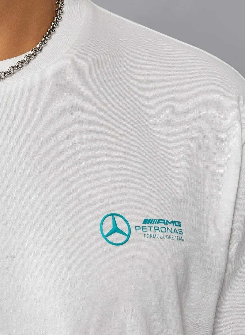 AMG Petronas Formula 1 Team  Mercedes-AMG Formula1 Small Logo T-shirt for Men | Best Price UAE