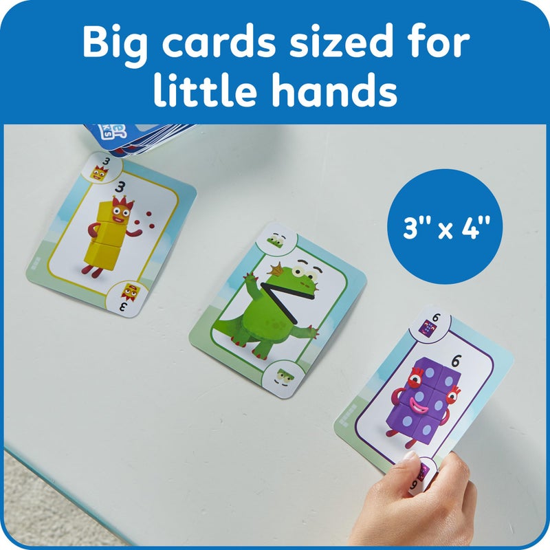 hand2mind hand2mind Numberblocks Playing Cards, Deck of Cards Themed, Preschool Math Games for Kids, Number Toys, Travel Toys for Toddlers 3-5, Kindergarten Learning Activities, Toddler Easter Basket Stuffers  - Image 5