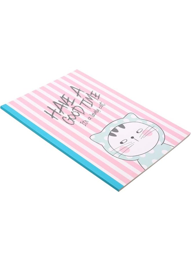 ام اند جي دفتر ملاحظات لاصق "قطط كثيرة"، منظم لتدوين الملاحظات، مسطر واحد، B5، 80 ورقة - Image 2