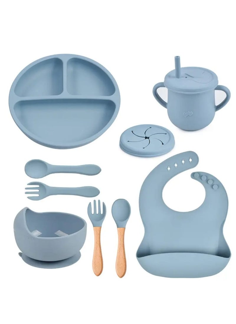 Generic Silicone Baby Cutlery Set - Complete 8 Pieces  - Image 5