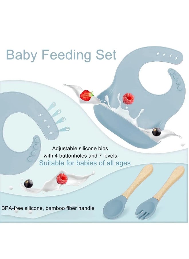 Generic Silicone Baby Cutlery Set - Complete 8 Pieces  - Image 3