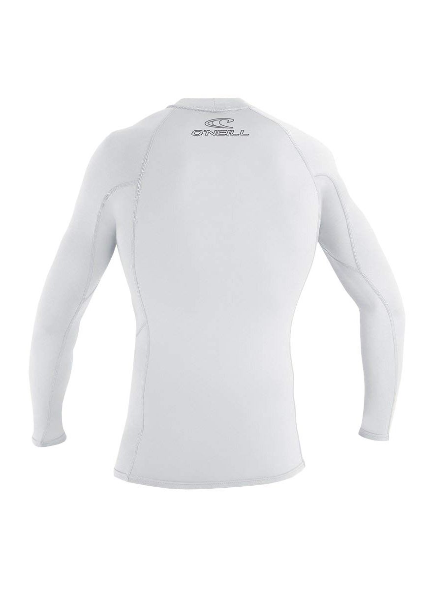 O'NEILL O' NEILL Men's Basic Skins 50+ L/S Rash Guard, White, L  - Image 3