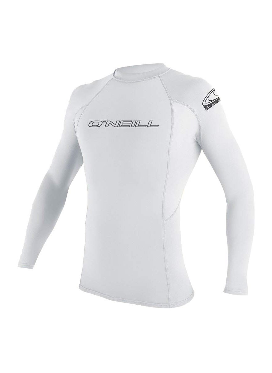 O'NEILL O' NEILL Men's Basic Skins 50+ L/S Rash Guard, White, L  - Image 1
