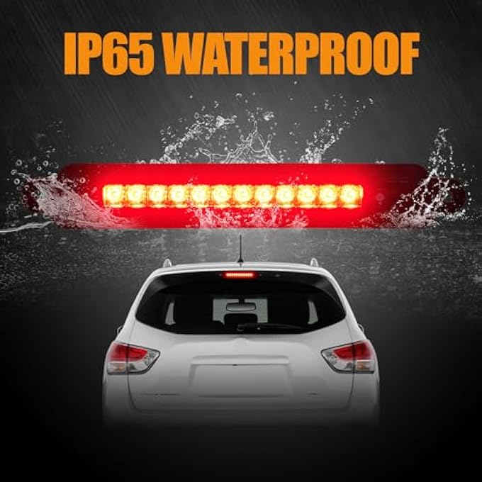 Cxdar Third 3Rd Brake Light Led For 20042015 Nissan Armada High Mount Rear Brake Lights Assembly For 20042010 Infiniti Qx56 Waterproof Center Cab Lamp Stop Light - Image 4