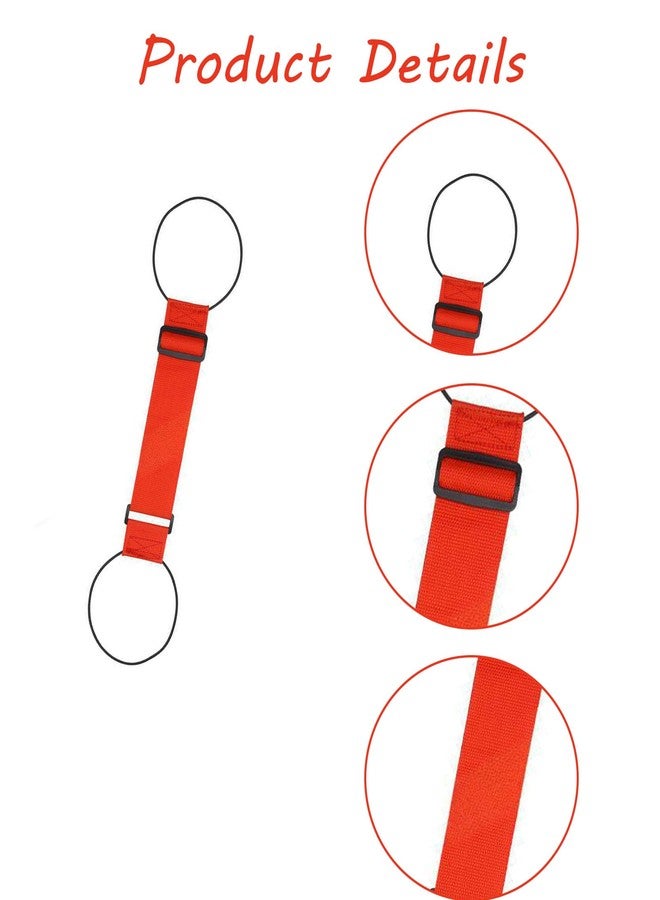 BdelrinQue 4 Pcs Suitcase Belt Luggage Straps, Luggage Straps for Suitcases, Luggage Belt Strap, Travel Accessories for Frequent Travelers, Business Professionals, and Families (red 1) - Image 3