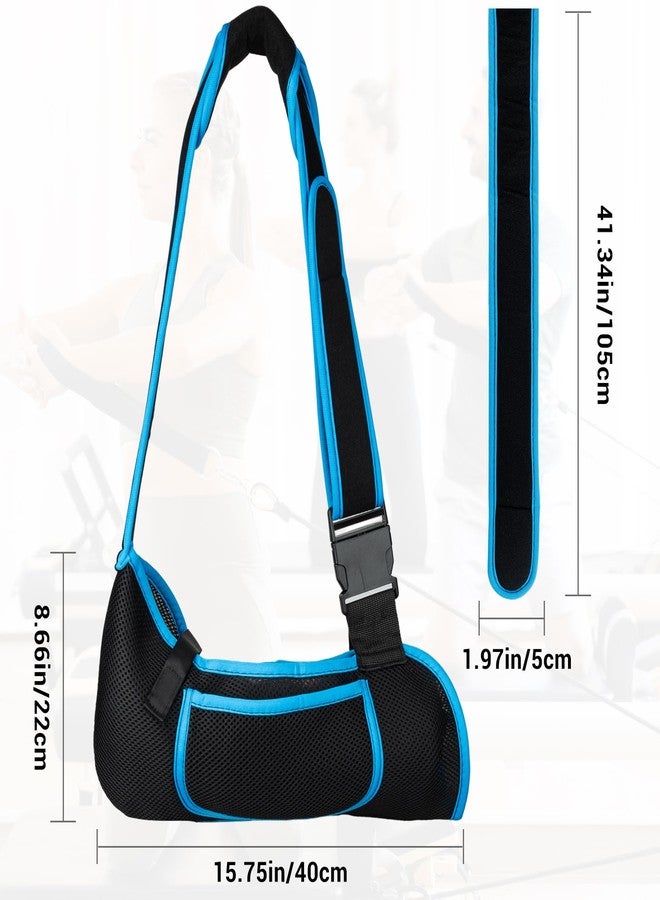 VOPHIA Arm Sling Shoulder Immobilizer for Men & Women - Lightweight Breathable Rotator Cuff Support Brace with Pocket, Fits Left & Right Arms, Ideal for Wrist & Elbow Injuries (Black, Medium) - Image 2