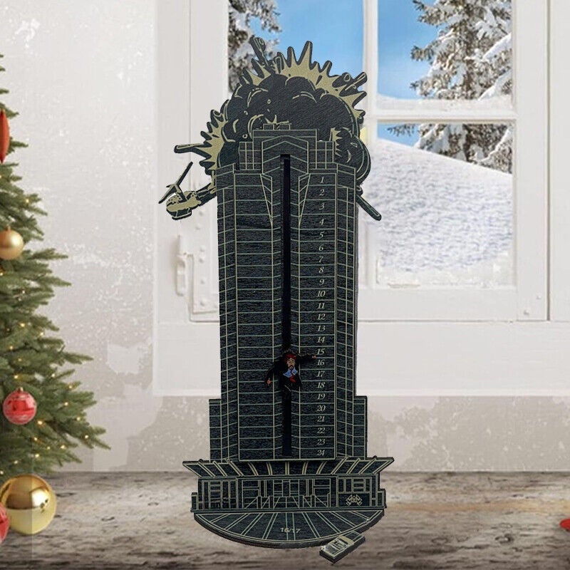 WYT Hans Gruber Falling off off Nakatomi Plaza Advent Calendar From Die Hard NEW UK - Image 1