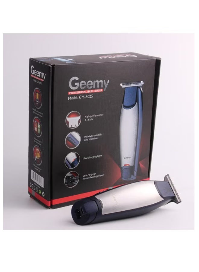 Geemy Professional Wireless Hair Clipper Trimmer, Model GM-6025 - Image 3