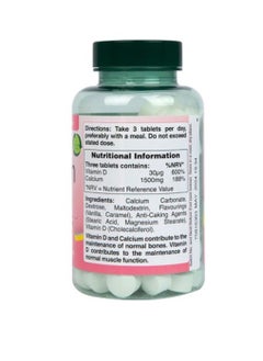 H&B Holland And Barrett Calcium With Vitamin D 90 Chewable Tablets  - Image 2