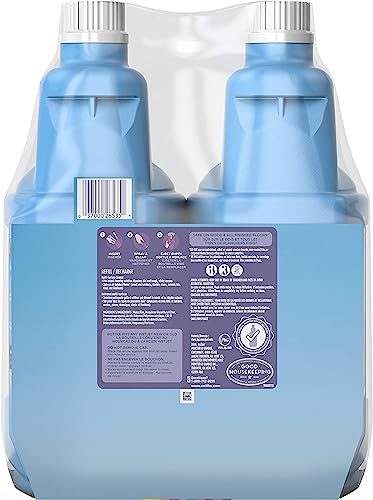Swiffer WetJet Floor and Hardwood Multi-Surface Cleaner Solution Refills, Open Window Fresh Scent, 1.25L (Pack of 2) - Image 2