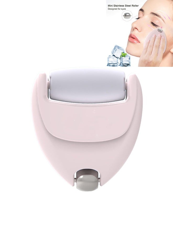 Ice Roller for Face,Two Size Ice Roller for Face Women Daily Care, Massage for Facial Neck Eye, Nice Gift for Friend Daughter Mom Grandma (Pink) - Image 1