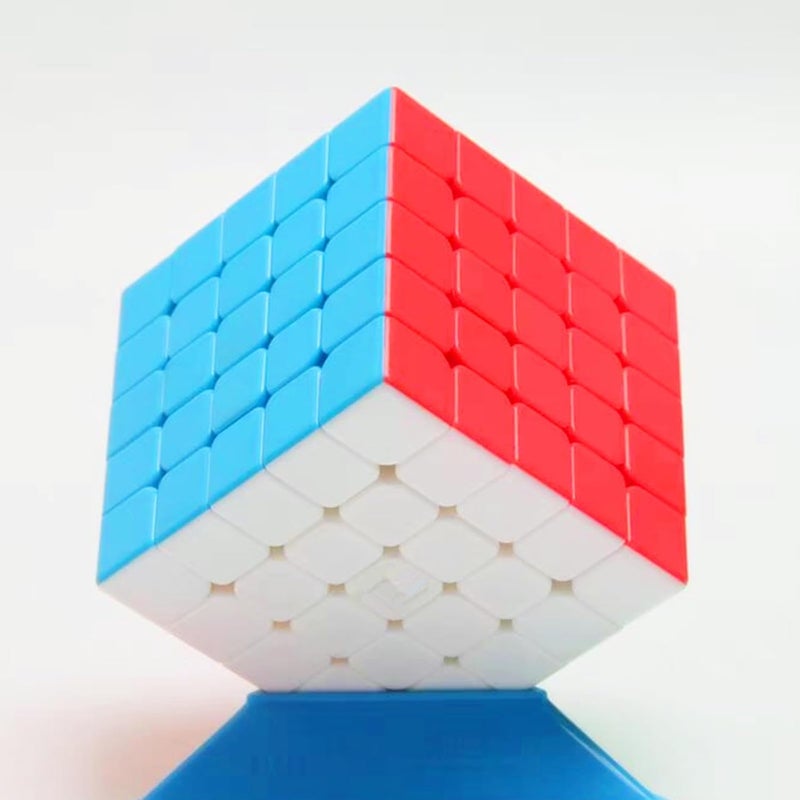 CuberSpeed مكعب كيوبرسبيد مويو 5x5 بدون ملصقات مكعب سحري 5x5x5 بدون ملصقات - Image 1