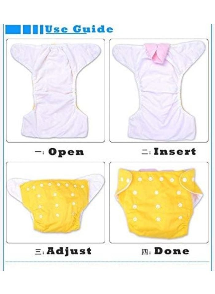 Cloth nappy for training and swimming, adjustable, washable and reusable. Adjustable size