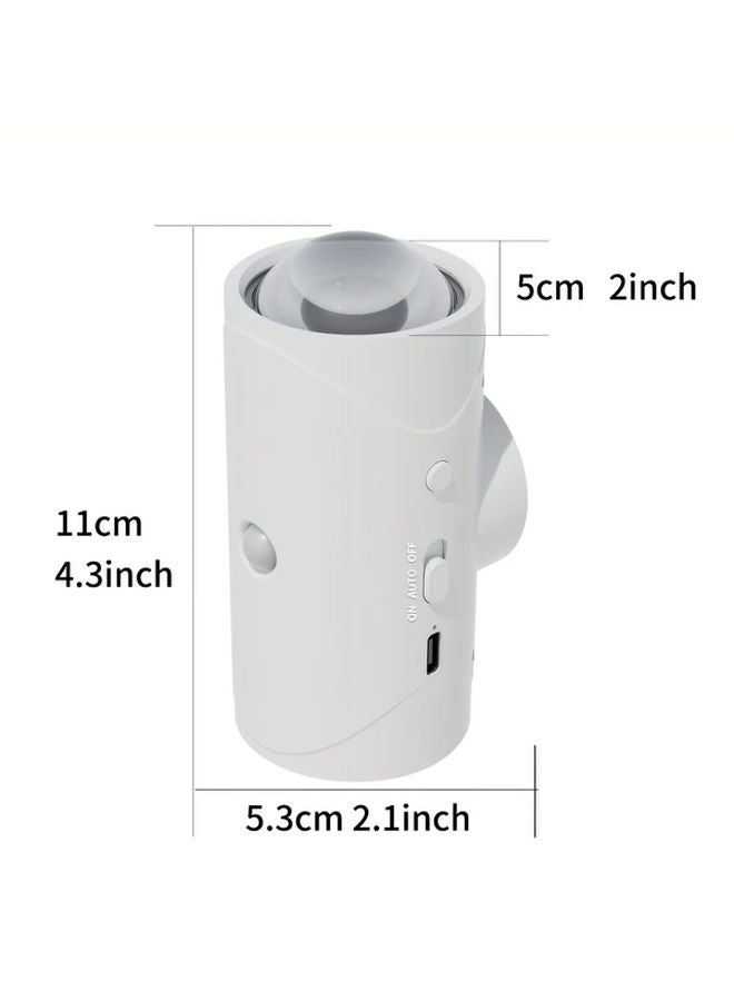 2pcs Motion Sensor RGB Night Light Dimmable USB Rechargeable Auto On Off Closet - Image 3