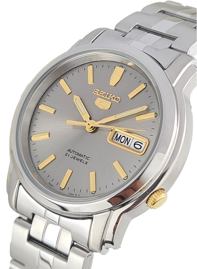 Seiko Classic 21 Jewels 38 mm Stainless Steel Watch for Men SNKK67K1 - Image 2