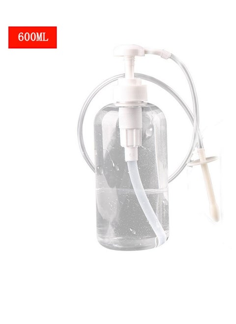 Press Bottle Type Irrigator Enema Cleaner Can Be Used Repeatedly 600ml