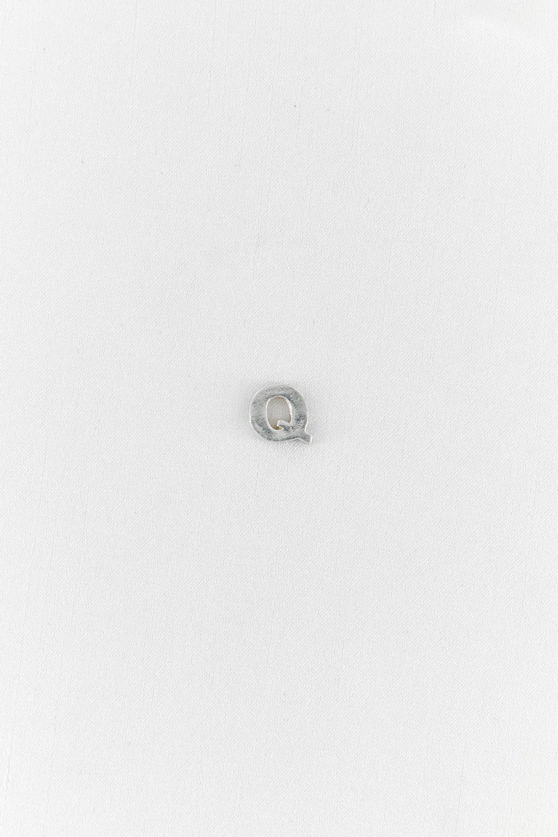 ALEX AND ANI Initial Q Charm Sterling, Silver  - Image 2