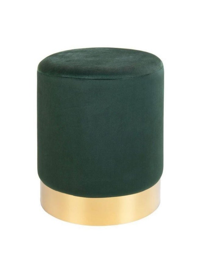 Luxury Pouf with Steel Frame – Modern Design Combining Comfort and Durability – Green