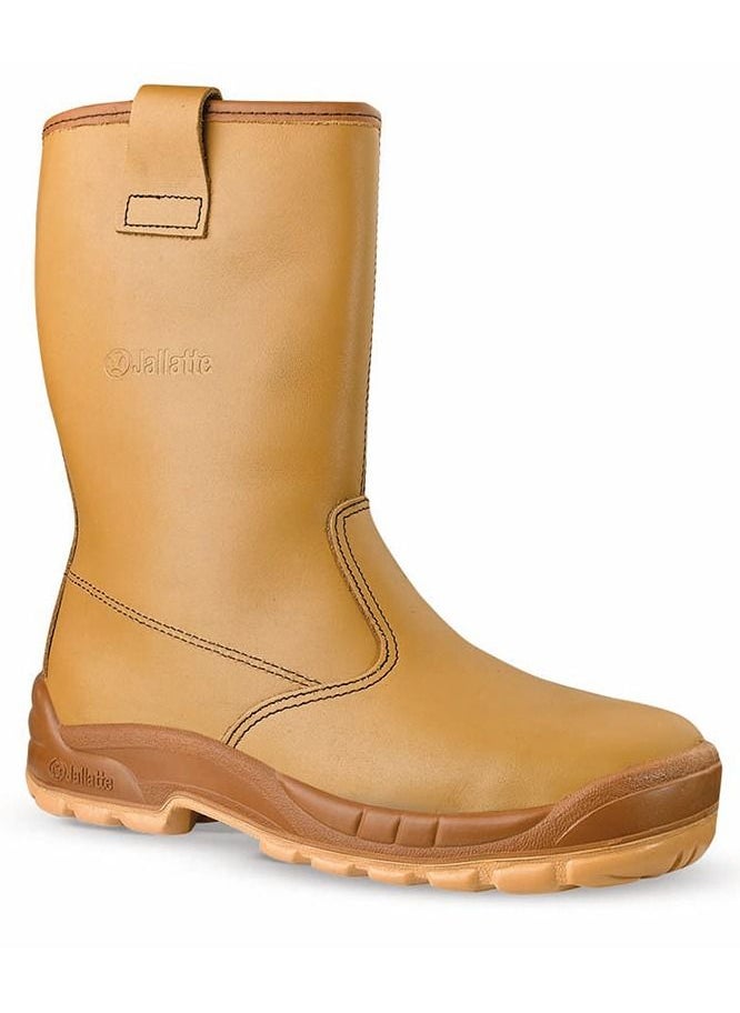 Jallatte - Jalaska Honey Leather Rigger Work Safety Steel Toecap Boots - Image 1