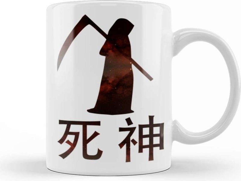 Print Shop Grim Reaper Shinigami Japan Mug Porcelain