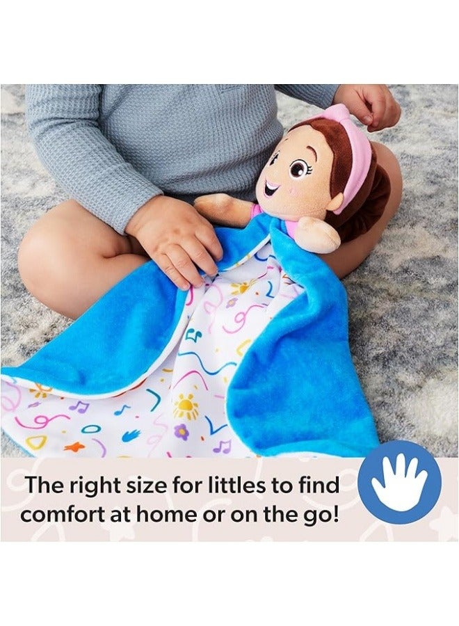 Ms. Rachel بطانية أمان قابلة للعناق الرسمية، مزدوجة الجوانب، قابلة للغسل في الغسالة للأطفال من عمر 0-1+ - Image 4