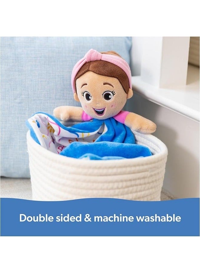 Ms. Rachel بطانية أمان قابلة للعناق الرسمية، مزدوجة الجوانب، قابلة للغسل في الغسالة للأطفال من عمر 0-1+ - Image 5