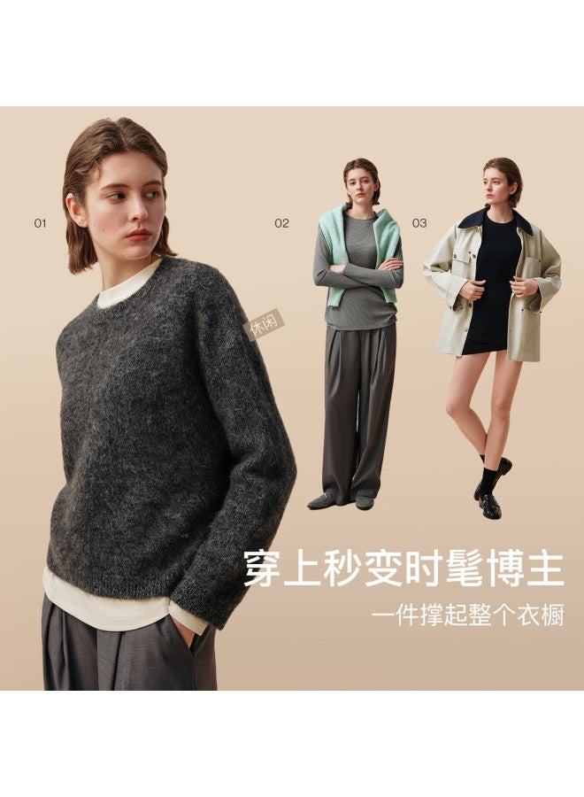 ubras 25 Autumn New Silk Wool H-Line Casual Base Layer Women'S Thermal Underwear - Image 4